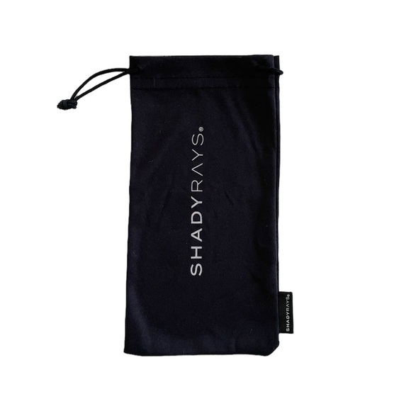 Shady Rays Sunglasses Black Scrunch Pouch Dust Bag - Picture 9 of 9